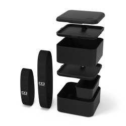 Φαγητοδοχείο τετράγωνο  MB Square – Black Onyx