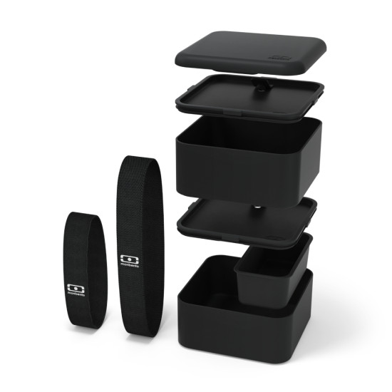 Φαγητοδοχείο τετράγωνο  MB Square – Black Onyx
