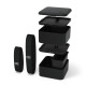 Φαγητοδοχείο τετράγωνο  MB Square – Black Onyx