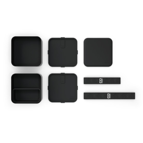 Φαγητοδοχείο τετράγωνο  MB Square – Black Onyx