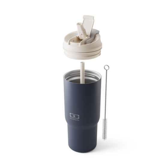 Ποτήρι ισοθερμικό με καλαμάκι -Travel Mug L blu Infinity