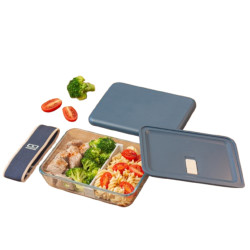 Δοχείο Φαγητού Pyrex x Monbento Glass – Pure Blue Natural