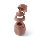 Παγούρι σιλικόνης  MB Yummy - Pink moka με στόμιο 150ml για βρέφη και παιδιά
