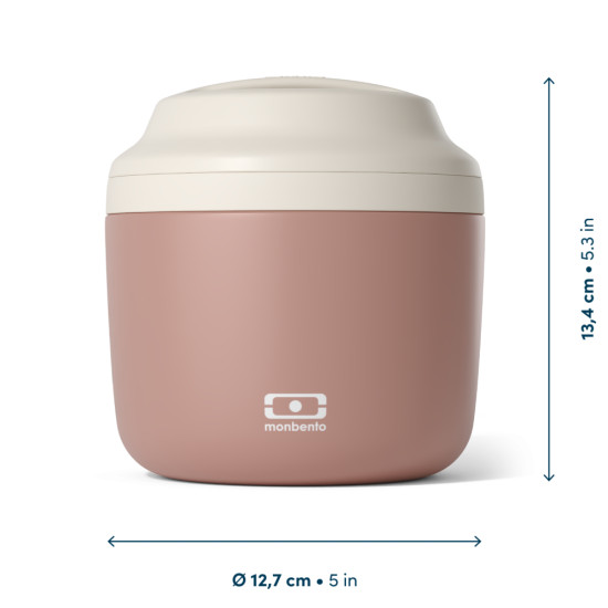 Δοχείο ισοθερμικό Φαγητού- Element pink Moka