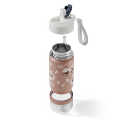 Ισοθερμικό παγούρι με καλαμάκι Twisty cannelle Fox  300 ml