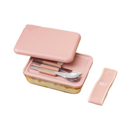 Δοχείο φαγητού Pyrex x Monbento Glass - Pure Pink Moka