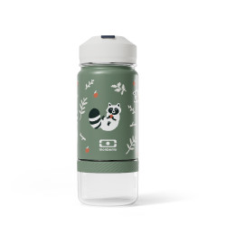 Ισοθερμικό παγούρι με καλαμάκι Twisty vert Raccoon 300ml