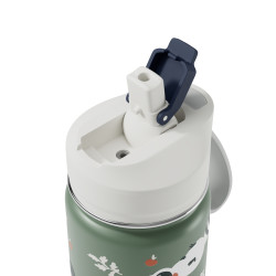 Ισοθερμικό παγούρι με καλαμάκι Twisty vert Raccoon 300ml