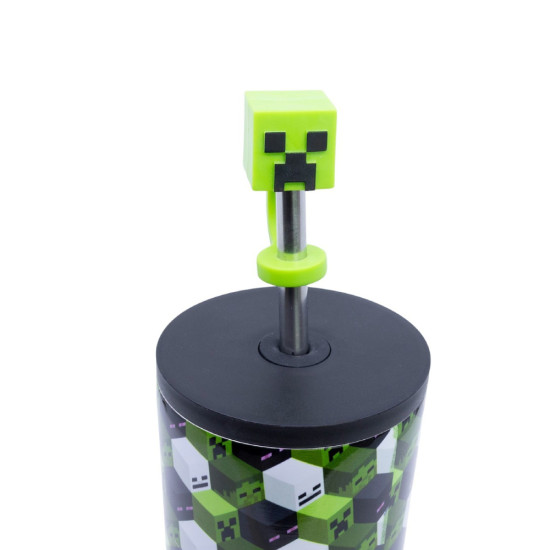 Θερμός ποτήρι Minecraft 770 ml με 3D καπάκι