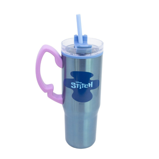 Θερμός  Παγούρι Stitch Aloha με Χερούλι 770ml 
