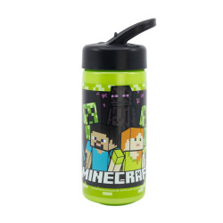 Παγούρι Minecraft με καλαμάκι 410ml