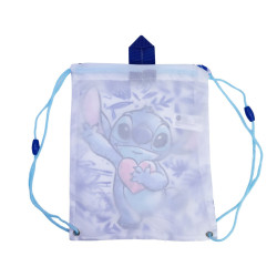 Σακίδιο Πλάτης Drawstring Stitch Blue Leaves