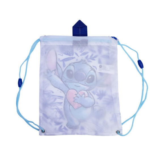 Σακίδιο Πλάτης Drawstring Stitch Blue Leaves
