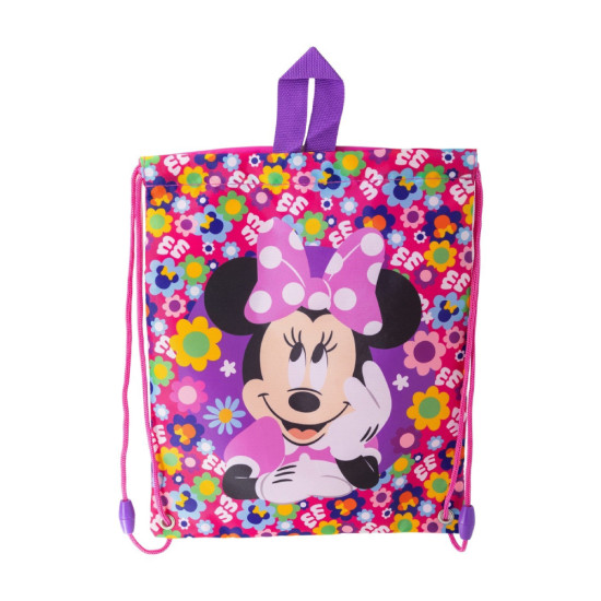 Σακίδιο Πλάτης με Κορδόνι Minnie Bold Florals