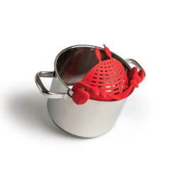 Σουρωτήρι Σιλικόνης με Κλιπ Crabby Clip-On Strainer