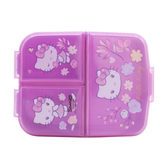 Φαγητοδοχείο Hello Kitty με 3 Θήκες