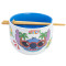 Κεραμικό μπολ Ramen με Chopsticks Stitch Sunny Leaves 