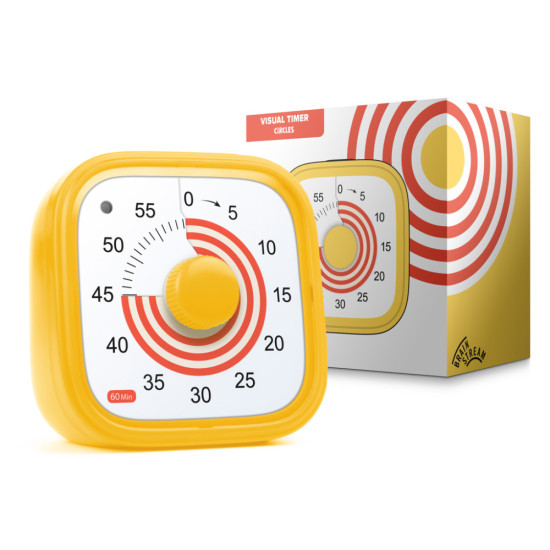 Χρονόμετρο Visual Timer κίτρινο