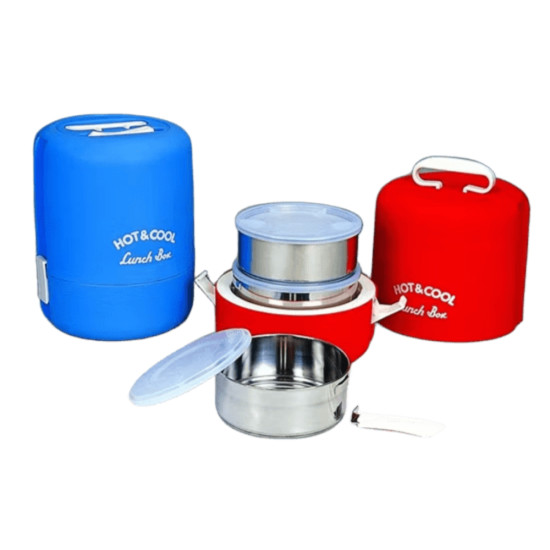 Θερμός φαγητού  3*1,20lt inox