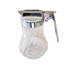 Γυάλινη Μελιέρα / Γαλατιέρα 280g με Inox Καπάκι