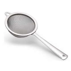  Σουρωτήρι Φ16εκ inox με φαρδύ χερούλι 